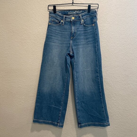 Universal Thread Highest Rise Wide Leg Crop Jeans 0/25 - Picture 1 of 7
